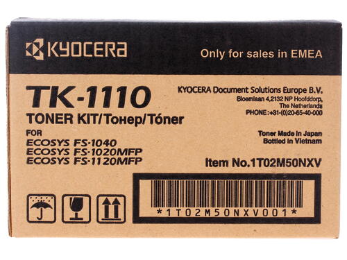 Купить Картридж лазерный Kyocera TK-1110 черный, с чипом  0165739. Характеристики, отзывы и цены в Донецке