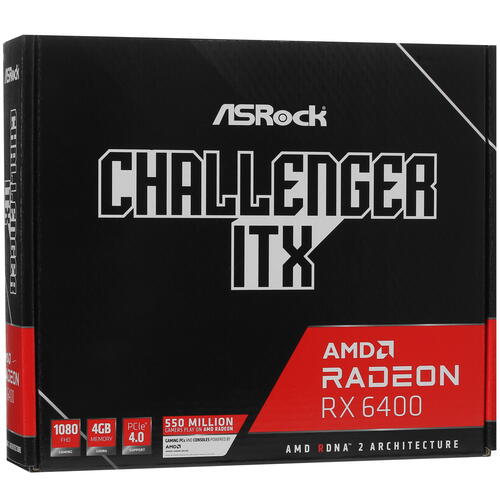 Купить Видеокарта ASRock Radeon RX 6400 Challenger ITX  5413147. Характеристики, отзывы и цены в Донецке