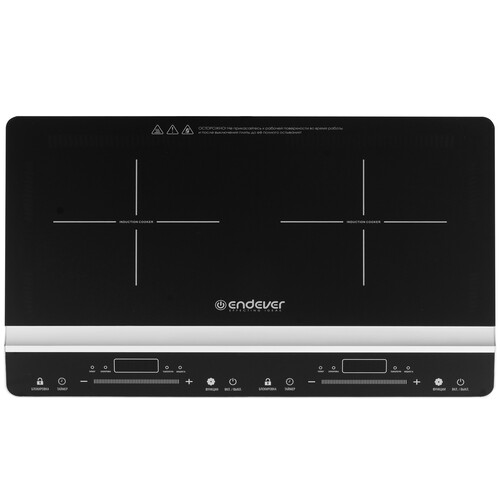 Купить Плита компактная электрическая Endever Skyline IP-66 черный  9233750. Характеристики, отзывы и цены в Донецке