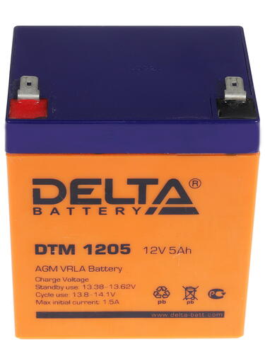 Купить Аккумуляторная батарея для ИБП Delta DTM 1205  1104690. Характеристики, отзывы и цены в Донецке