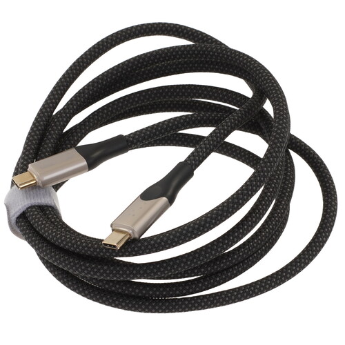 Купить Кабель круглый VOLTME USB Type-C - USB Type-C черный 2 м  9210981. Характеристики, отзывы и цены в Донецке