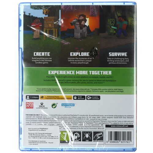 Купить Игра Minecraft (PS5)  5496585. Характеристики, отзывы и цены в Донецке