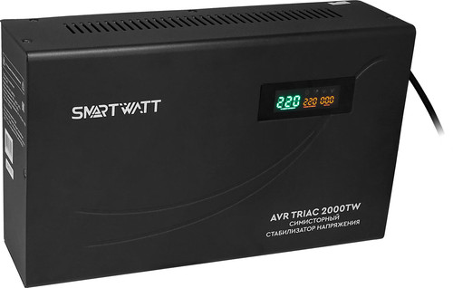 Купить Стабилизатор напряжения SMARTWATT AVR TRIAC 2000TW  9098969. Характеристики, отзывы и цены в Донецке