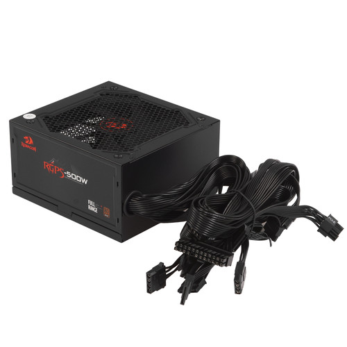 Купить Блок питания Redragon RGPS-500W [75357] черный  9231235. Характеристики, отзывы и цены в Донецке