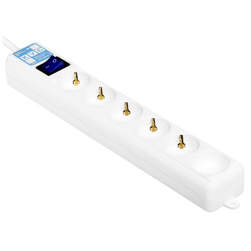 Купить Сетевой фильтр Power Cube SPL6-16-P-5M белый  9196392. Характеристики, отзывы и цены в Донецке
