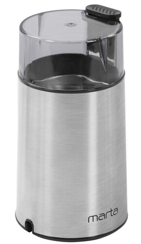 Купить Кофемолка электрическая MARTA MT-CG2180C серебристый  9058513. Характеристики, отзывы и цены в Донецке