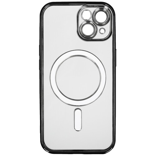 Купить Накладка  BoraSCO Metallik Case для Apple iPhone 15 черный  5620425. Характеристики, отзывы и цены в Донецке