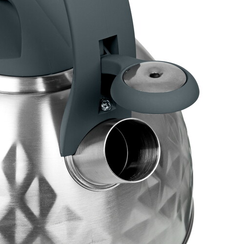 Купить Чайник для плиты Polaris Kontur-3L серебристый  9082883. Характеристики, отзывы и цены в Донецке