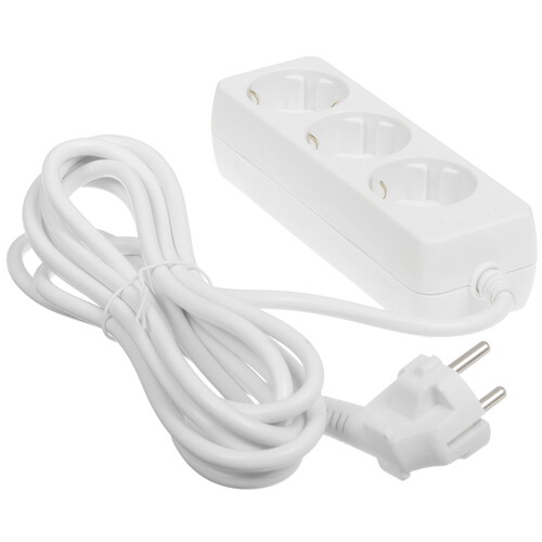 Купить Удлинитель Perfeo POWERMATE PF-PE-3/3.0-W белый  9172318. Характеристики, отзывы и цены в Донецке