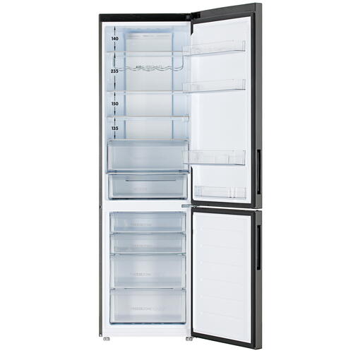 Купить Холодильник с морозильником  Haier C4F740CBXGU1 черный  9954139. Характеристики, отзывы и цены в Донецке
