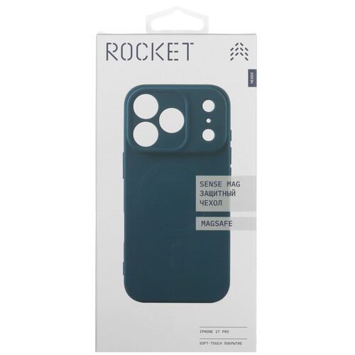 Купить Накладка  Rocket Sense Mag для Apple iPhone 17 Pro синий  5639090. Характеристики, отзывы и цены в Донецке