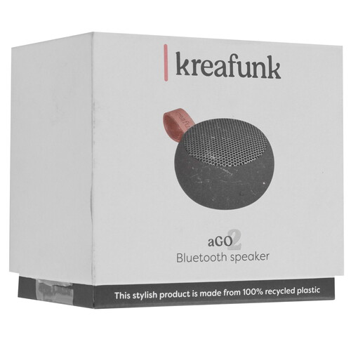 Купить Портативная колонка KreaFunk aGO II, черный  9279042. Характеристики, отзывы и цены в Донецке