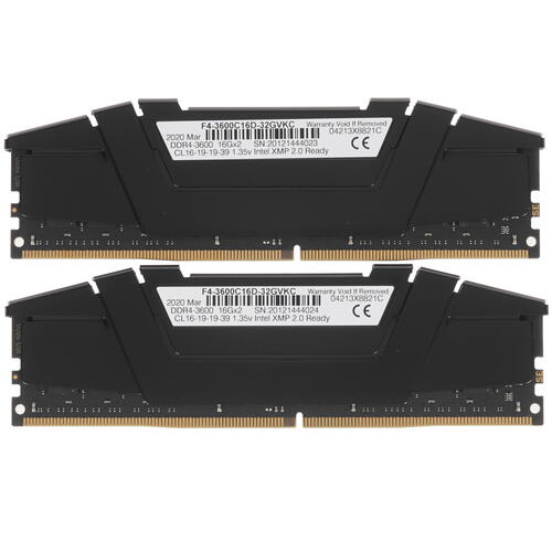 Купить Оперативная память G.Skill Ripjaws V [F4-3600C16D-32GVKC] 32 ГБ  1651707. Характеристики, отзывы и цены в Донецке