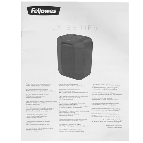 Купить Уничтожитель бумаг Fellowes Powershred LX70  9182648. Характеристики, отзывы и цены в Донецке