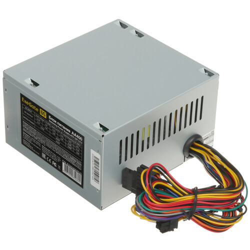 Купить Блок питания ExeGate AA400 [EX253682RUS] серый  8187915. Характеристики, отзывы и цены в Донецке