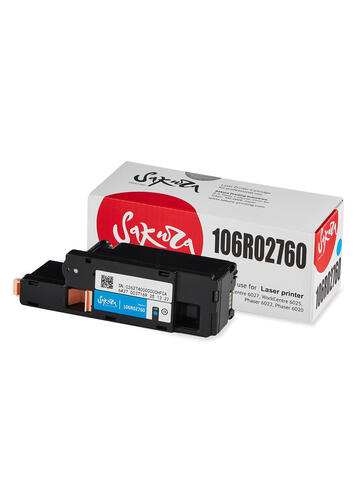 Купить Картридж лазерный SAKURA 106R02760 голубой, с чипом  1302373. Характеристики, отзывы и цены в Донецке