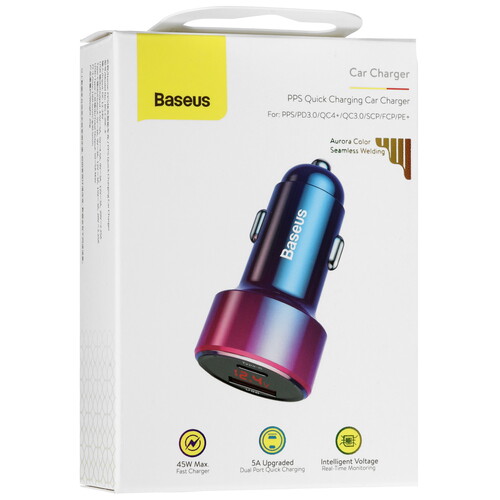 Купить Автомобильное ЗУ Baseus Magic Series красный  9228303. Характеристики, отзывы и цены в Донецке
