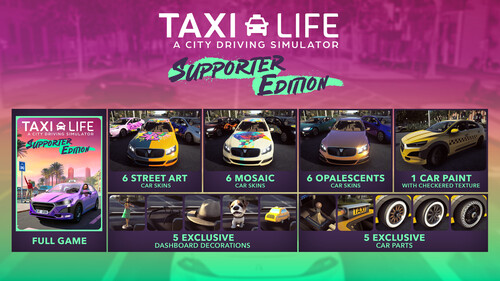 Купить Игра Taxi Life: A City Driving Simulator - Supporter Edition (Steam)  5622435. Характеристики, отзывы и цены в Донецке