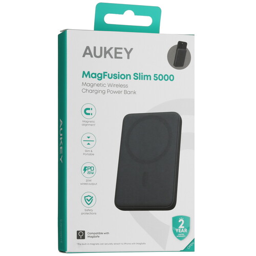 Купить Портативный аккумулятор Aukey PB-MS03 черный  5600096. Характеристики, отзывы и цены в Донецке