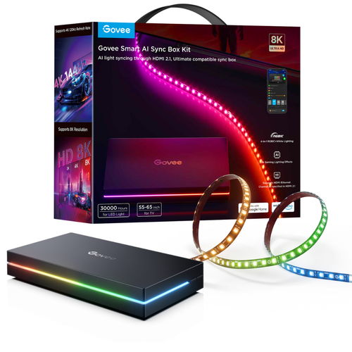 Купить Подсветка для телевизора Govee Smart AI Sync Box Kit H8604  5606644. Характеристики, отзывы и цены в Донецке