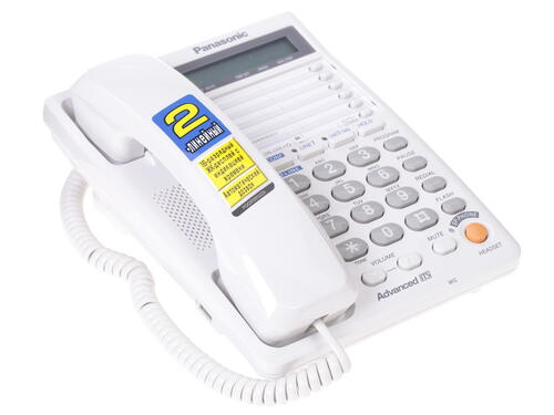Купить Телефон проводной Panasonic KX-TS2368RUW  0022271. Характеристики, отзывы и цены в Донецке