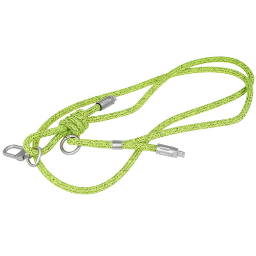 Купить Кабель круглый Hoco Lightning 8-pin - USB Type-C зеленый 1.8 м  9244476. Характеристики, отзывы и цены в Донецке