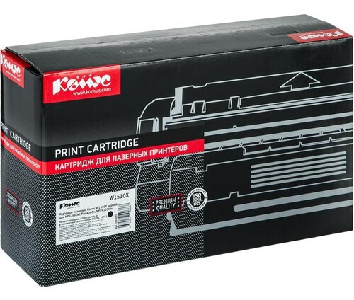 Купить Картридж лазерный Комус W1510X черный, с чипом  9141656. Характеристики, отзывы и цены в Донецке