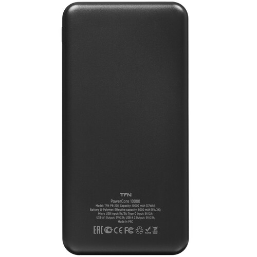 Купить Портативный аккумулятор TFN Power Core черный  5475282. Характеристики, отзывы и цены в Донецке