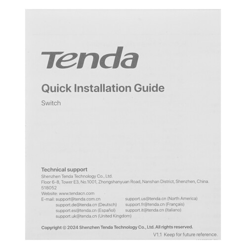 Купить Коммутатор Tenda TEG2210P-8-120W  9253487. Характеристики, отзывы и цены в Донецке
