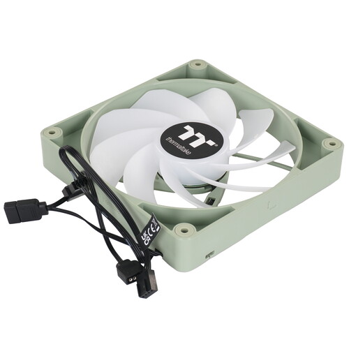 Купить Комплект реверсных вентиляторов Thermaltake CT140 Reverse ARGB Matcha Green  5486455. Характеристики, отзывы и цены в Донецке