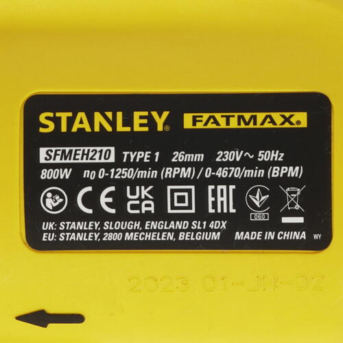 Купить Перфоратор Stanley SFMEH210K  5427191. Характеристики, отзывы и цены в Донецке