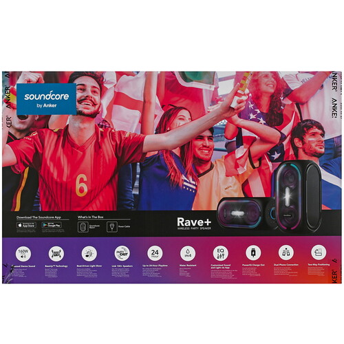 Купить Портативная аудиосистема Anker Soundcore Rave+, черный  5464499. Характеристики, отзывы и цены в Донецке