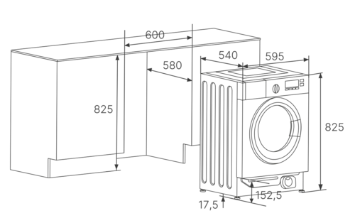 Купить Встраиваемая стирально-сушильная машина Kuppersbusch WT 6508.1 V  9255922. Характеристики, отзывы и цены в Донецке