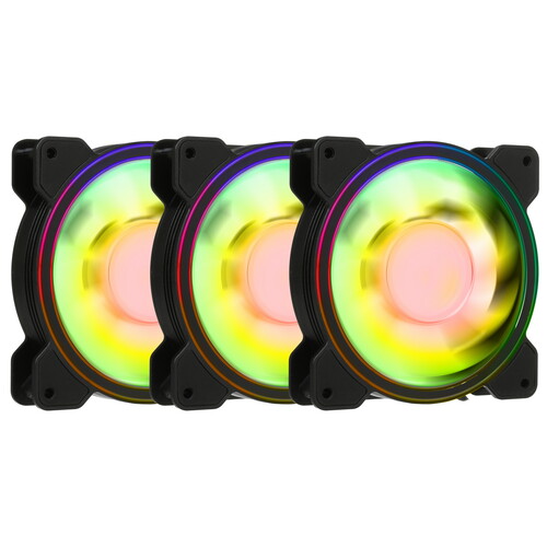 Купить Комплект вентиляторов Aerocool Mirage 12 Pro  черный  1684937. Характеристики, отзывы и цены в Донецке