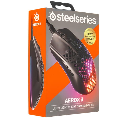 Купить Мышь проводная SteelSeries Aerox 3 Onyx  5078668. Характеристики, отзывы и цены в Донецке