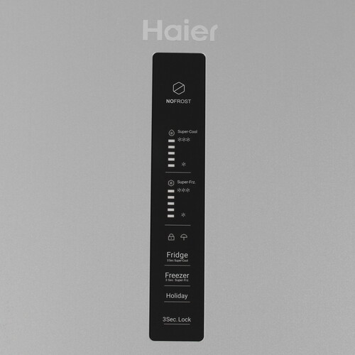 Купить Холодильник с морозильником   Haier CEF538CSG серебристый  9291528. Характеристики, отзывы и цены в Донецке