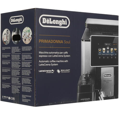 Купить Кофемашина автоматическая DeLonghi ECAM 610.75.MB серебристый  4900469. Характеристики, отзывы и цены в Донецке