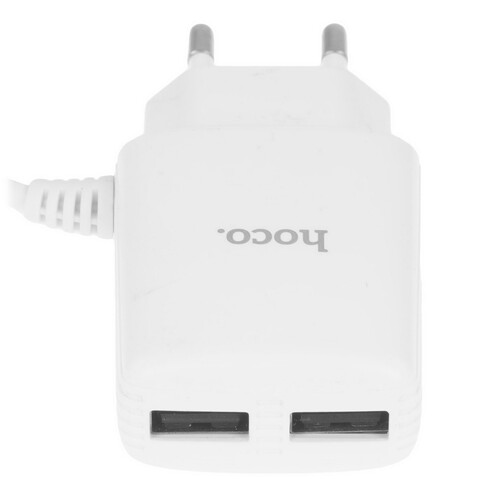 Купить Сетевое зарядное устройство Hoco C82A Real Power белый  9244322. Характеристики, отзывы и цены в Донецке