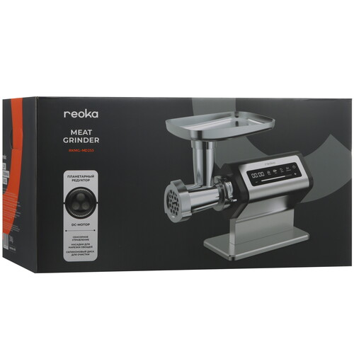 Купить Мясорубка электрическая Reoka RKMG-MD253 серый  9081140. Характеристики, отзывы и цены в Донецке