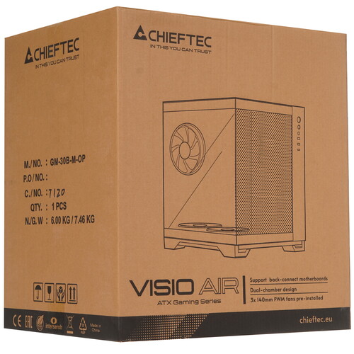 Купить Корпус Chieftec Visio AIR  5608947. Характеристики, отзывы и цены в Донецке