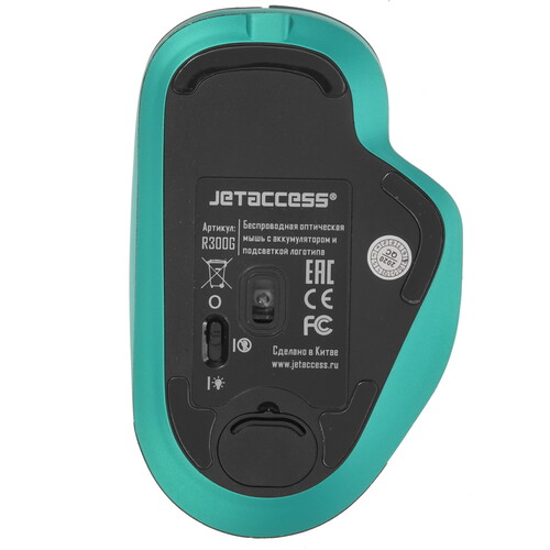 Купить Мышь беспроводная JETACCESS R300G  голубой  4728885. Характеристики, отзывы и цены в Донецке