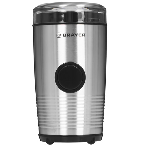 Купить Кофемолка электрическая Brayer 5101BR серебристый  9221235. Характеристики, отзывы и цены в Донецке