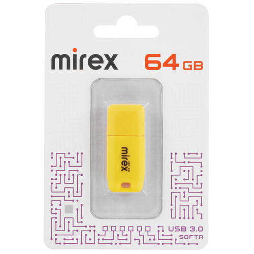 Купить Память USB Flash 64 ГБ Mirex Softa [13600-FM3SYE64]  5622690. Характеристики, отзывы и цены в Донецке