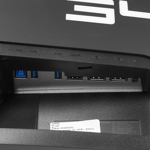 Купить 34" Монитор Dell Alienware AW3423DWF черный  5468959. Характеристики, отзывы и цены в Донецке