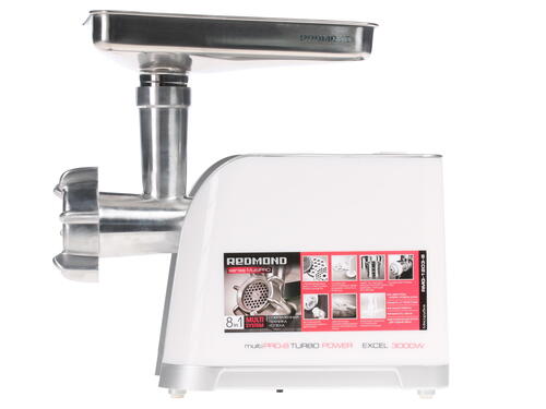 Купить Мясорубка электрическая Redmond RMG-1203-8 белый  0801198. Характеристики, отзывы и цены в Донецке
