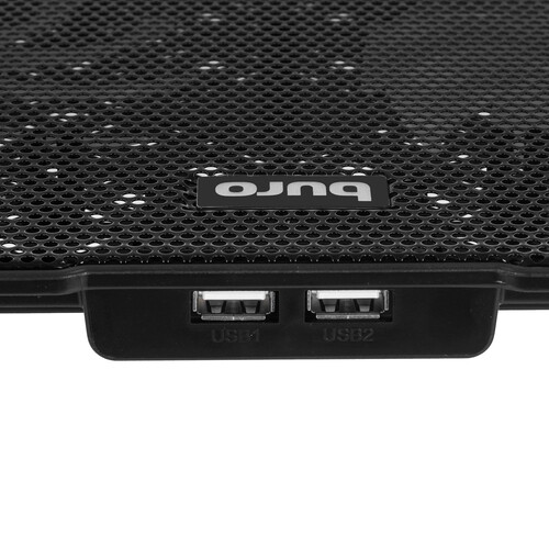 Купить Охлаждающая подставка Buro BU-LCP150-B213 черный  5482603. Характеристики, отзывы и цены в Донецке