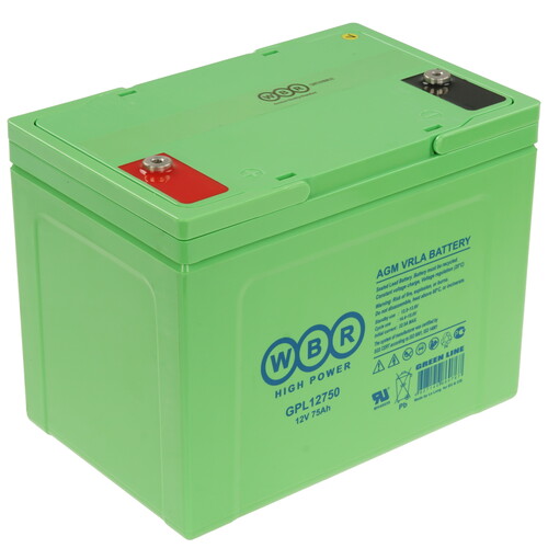Купить Аккумуляторная батарея для ИБП WBR GPL12750  9281140. Характеристики, отзывы и цены в Донецке