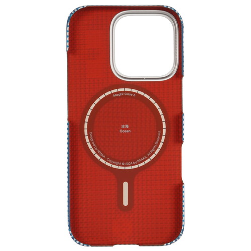 Купить Накладка  Pitaka Ultra-Slim Case для Apple iPhone 16 Pro синий/голубой  5492715. Характеристики, отзывы и цены в Донецке