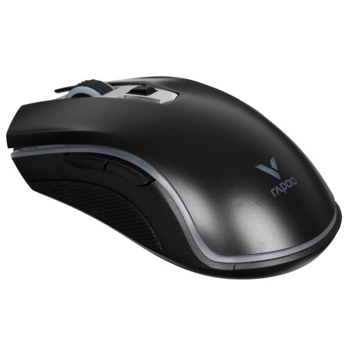 Купить Мышь проводная RAPOO V25S  черный  9125994. Характеристики, отзывы и цены в Донецке