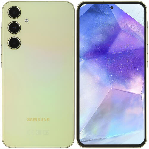 Купить 6.6" Смартфон Samsung Galaxy A55 256 ГБ желтый  9084599. Характеристики, отзывы и цены в Донецке